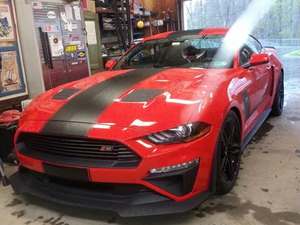 Red 2019 Ford Mustang