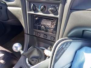 Blue 2001 Ford Mustang bullitt