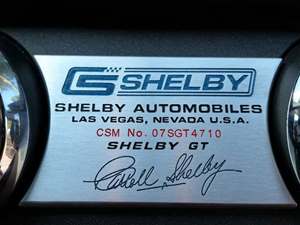 Black 2007 Ford Shelby GT