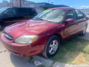 2002 Ford Taurus with Red Exterior
