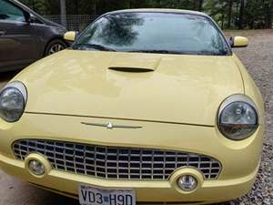 Yellow 2002 Ford Thunderbird