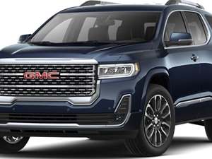 Blue 2021 GMC Acadia