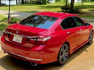 Red 2017 Honda Accord