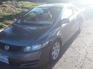 Gray 2009 Honda Civic Coupe