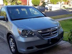 Blue 2007 Honda Odyssey EXL 