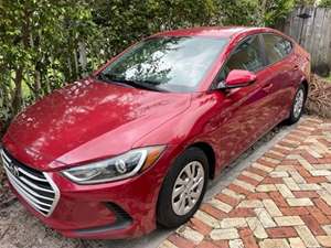 Red 2018 Hyundai Elantra