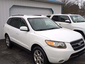 White 2007 Hyundai Santa Fe