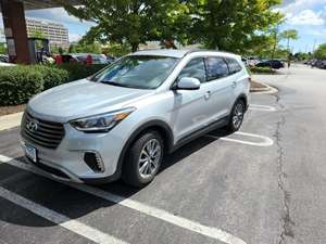 Silver 2017 Hyundai Santa Fe