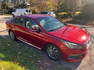 Red 2015 Hyundai Sonata