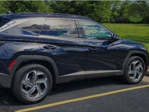 Blue 2022 Hyundai Tucson Hybrid