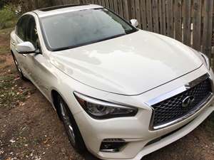 White 2019 Infiniti Q50