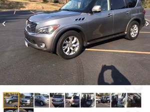 Silver 2013 Infiniti QX56