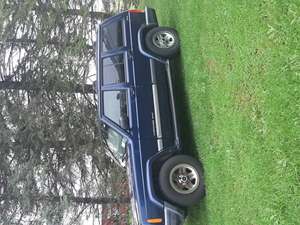 Blue 2001 Jeep Cherokee