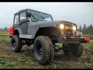 Gray 1977 Jeep CJ-5