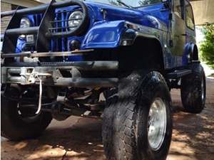 Blue 1985 Jeep CJ-7