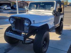 White 1978 Jeep CJ7