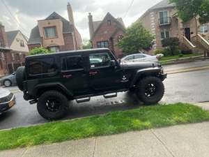 Black 2012 Jeep sahara