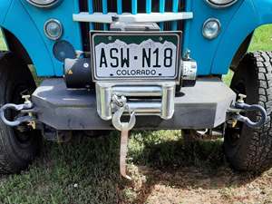 Blue 1958 Jeep Willys