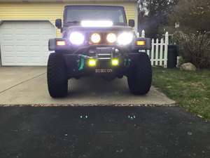 Black 2003 Jeep Wrangler