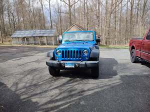 Blue 2016 Jeep Wrangler