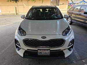 White 2020 Kia Sportage EX