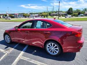 Red 2008 Lexus IS 250