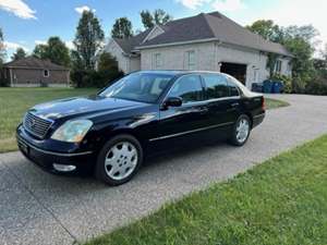 Black 2001 Lexus LS 430