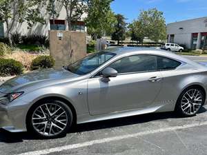 Silver 2017 Lexus RC 350