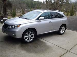 Silver 2010 Lexus RX 350