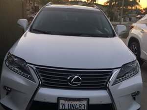 White 2015 Lexus RX 350