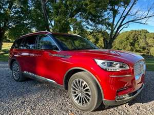 Red 2020 Lincoln Aviator