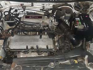 White 1992 Mazda 323