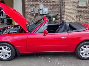 Red 1990 Mazda Mx-5 Miata