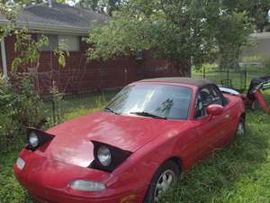 Red 1993 Mazda Mx-5 Miata