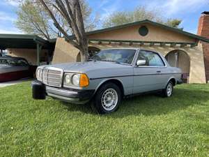 Blue 1980 Mercedes-Benz 300cd