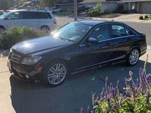 Blue 2009 Mercedes-Benz C-Class