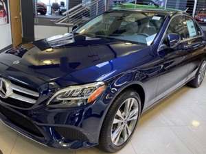 Blue 2016 Mercedes-Benz C-Class