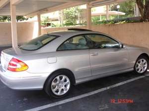 Silver 2004 Mercedes-Benz CLK-Class