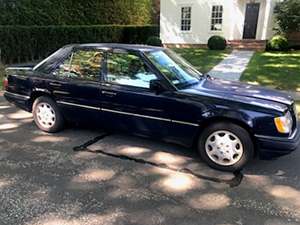 Blue 1995 Mercedes-Benz E-Class