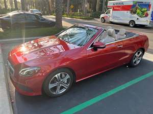 2018 Mercedes-Benz E-Class with Red Exterior