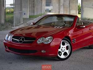 2004 Mercedes-Benz SL 500 with Red Exterior