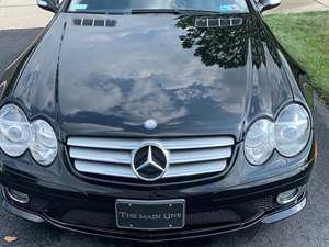 Black 2008 Mercedes-Benz SL 550