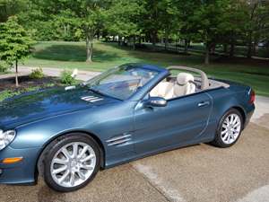 Blue 2007 Mercedes-Benz SL-Class