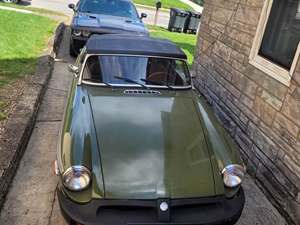 Green 1976 MG MGB