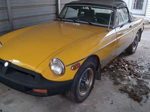 Yellow 1978 MG MGB CONVERTIBLE