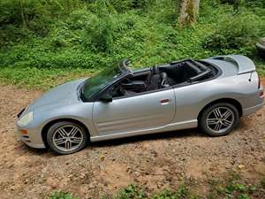 Silver 2003 Mitsubishi Eclipse Spyder 