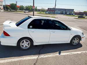 White 2003 Mitsubishi Lancer OZ Rally 