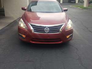 2013 Nissan Altima with Red Exterior
