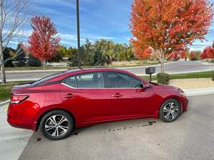 Red 2020 Nissan Sentra SV