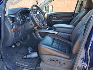 Blue 2017 Nissan Titan XD